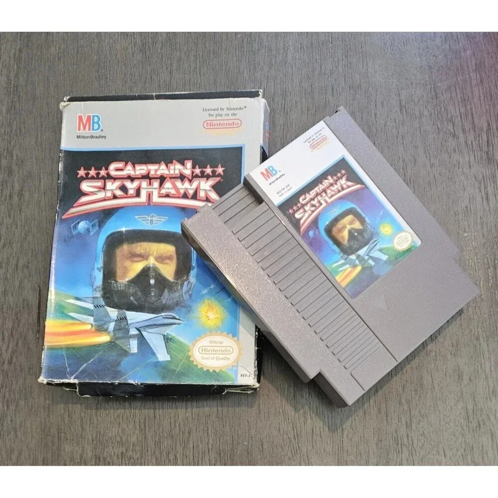 Captain Skyhawk (Nintendo NES, 1989) box but no manual